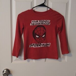 Boy spider-man long sleeve tee
